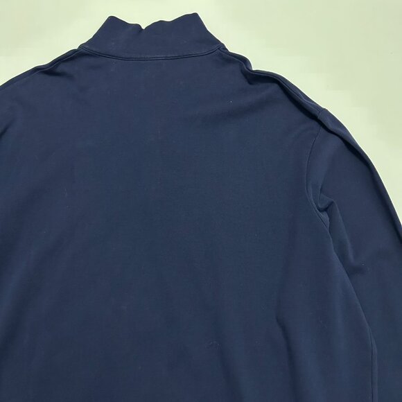 Polo Golf Ralph Lauren Sweatshirt Mens sz XXL Winged Foot logo 1/4 zip navy blue - Picture 7 of 12